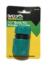 Green blade (GA123) 1/2In Quick Fix Female Adaptor With Water Stop - HOSE ACCESSORIES - Beattys of Loughrea