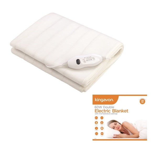 Kingavon Double Electric Under Blanket White