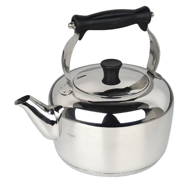Pendeford 4L Steelux Traditonal Stovetop Kettle 9904 - S/STEEL KETTLES - Beattys of Loughrea