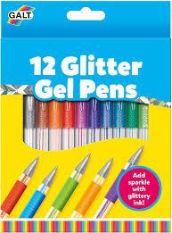 12Pk Glitter Gel Pens - ART & CRAFT/MAGIC/AIRFIX - Beattys of Loughrea