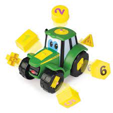 John Deere Build A Johnny Tractor Shape Sorter - BABY TOYS - Beattys of Loughrea