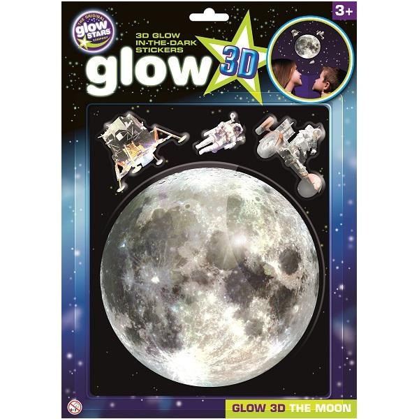 Glow Stickers 3D The Moon - ART & CRAFT 2 - Beattys of Loughrea