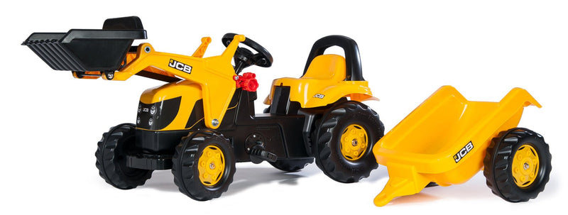 Rolly Kid Jcb Tractor Trailer & Loader - RIDE ON TRACTORS & ACCESSORIES - Beattys of Loughrea