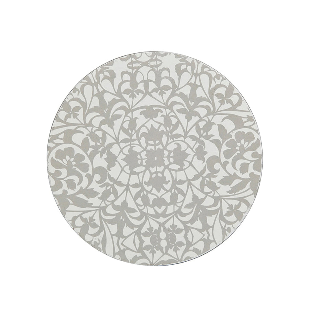 Denby Monsoon Filigree Silver Round Coaster x4 - TABLEMATS/COASTERS - Beattys of Loughrea