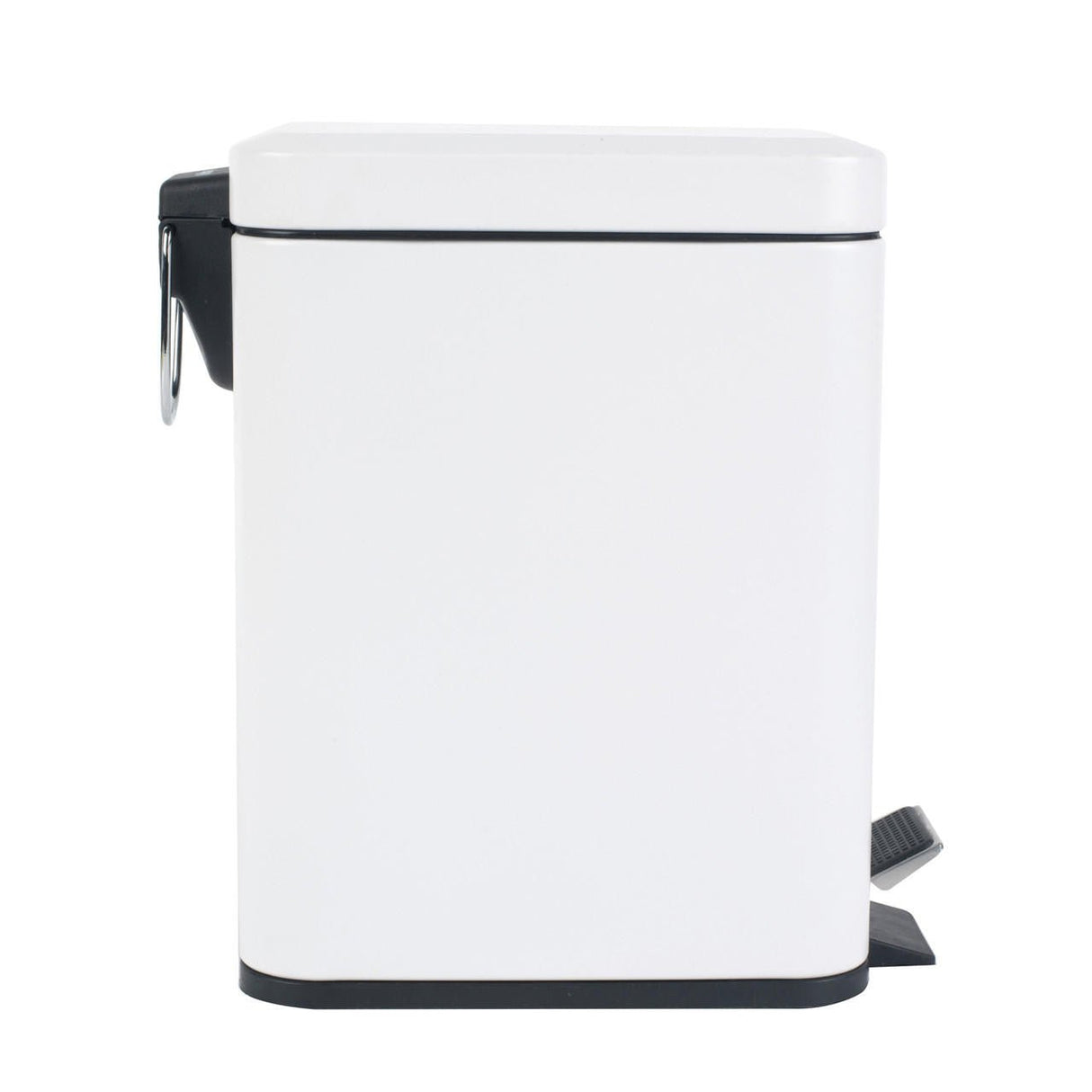 Beldray Rectangular Pedal Bin White 5 Litre - CLEANING - DUSTBIN/WASTE BIN - Beattys of Loughrea