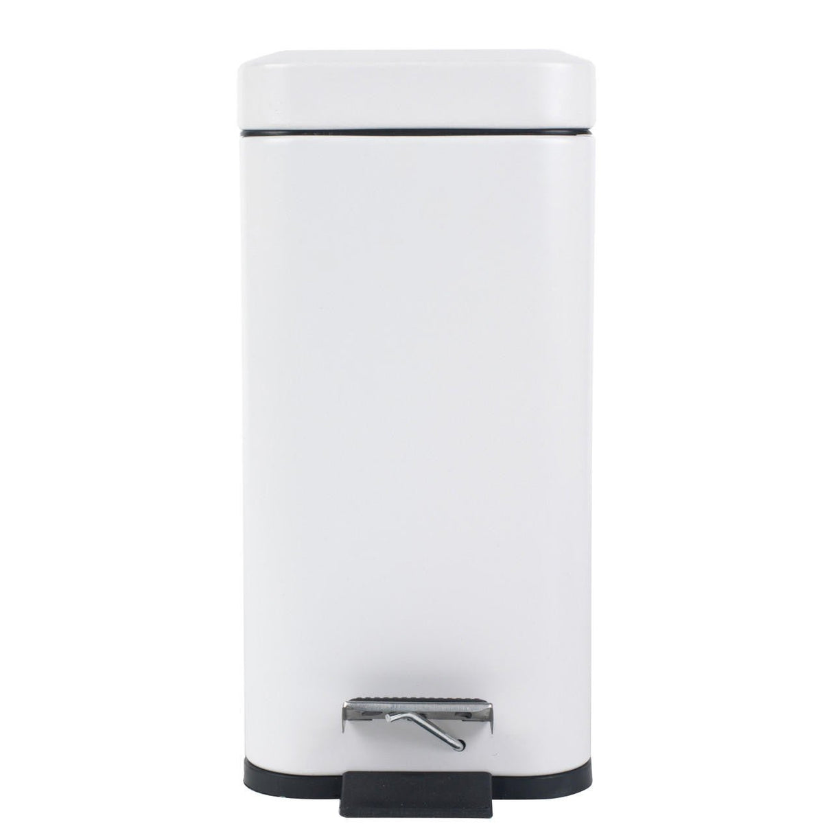 Beldray Rectangular Pedal Bin White 5 Litre - CLEANING - DUSTBIN/WASTE BIN - Beattys of Loughrea