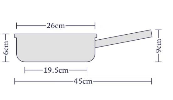 Stellar James Martin, JM 26cm Frying Pan, Non-Stick - FRYPAN/WOK/SKILLET - Beattys of Loughrea