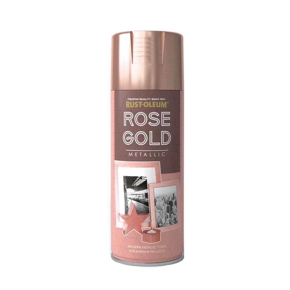 Rustoleum Rose Gold Metallic Spray Paint 400ml - METAL PAINTS - Beattys of Loughrea
