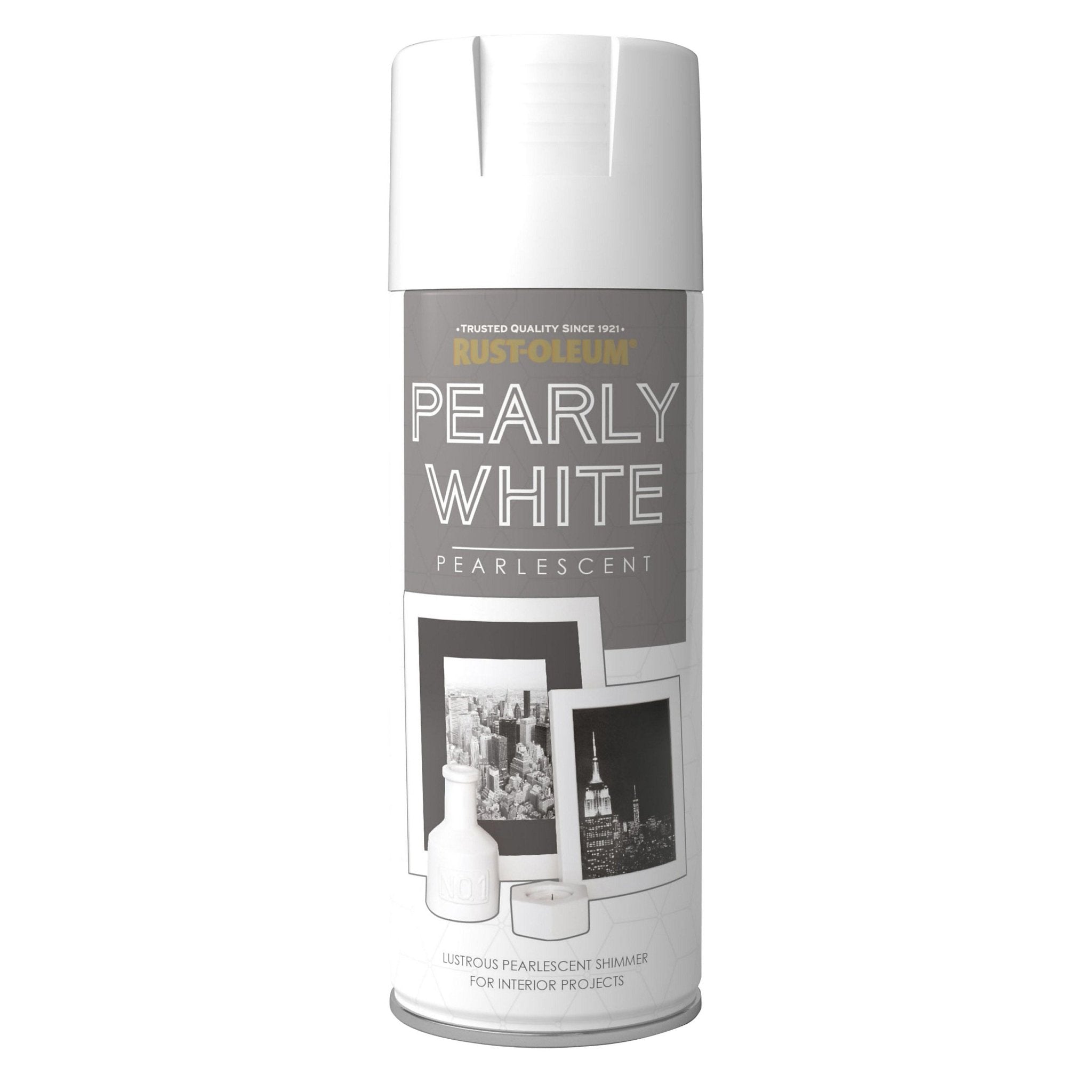 Rustoleum Pearly White Metallic Spray Paint 400ml