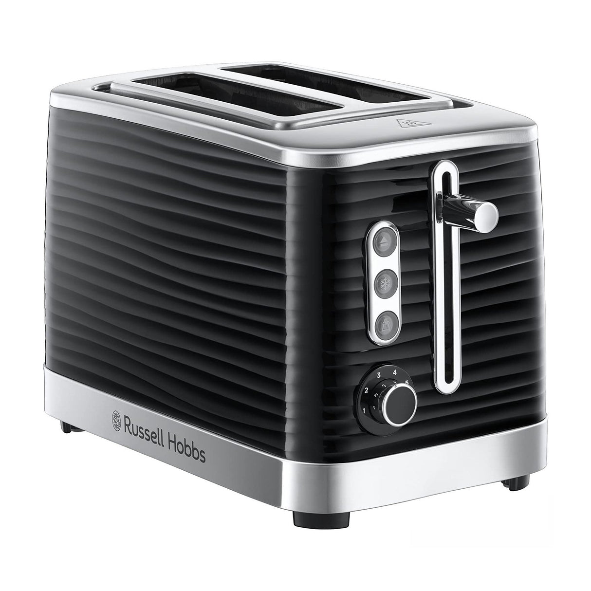 Russell Hobbs I Inspire 24370 2-Slice Toaster - Black - TOASTERS - Beattys of Loughrea