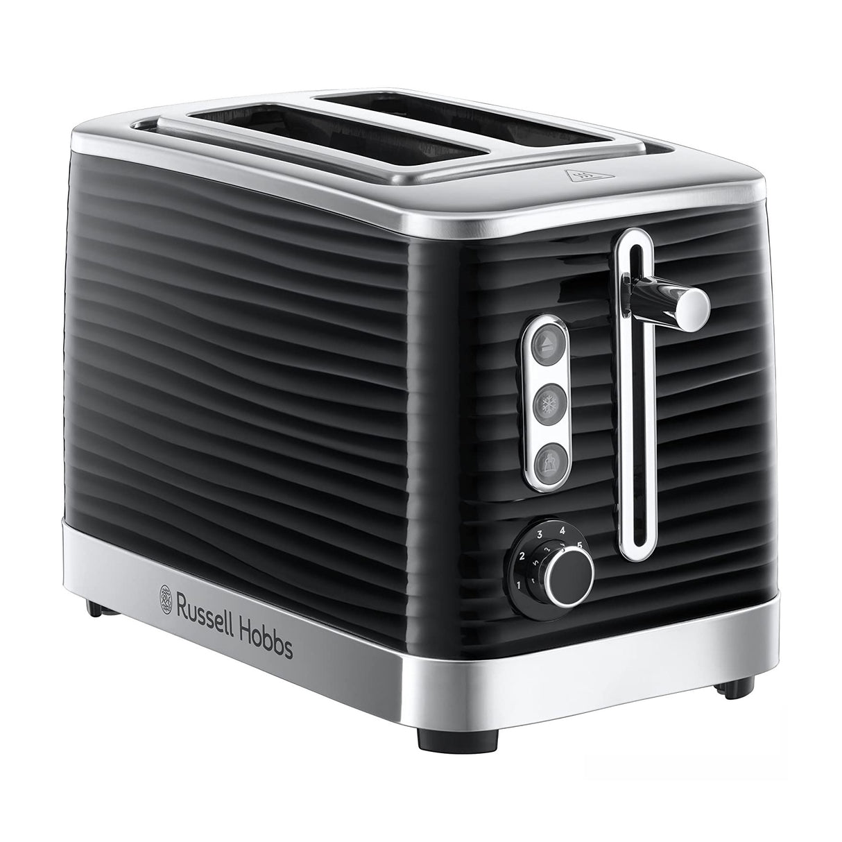 Russell Hobbs I Inspire 24370 2-Slice Toaster - Black - TOASTERS - Beattys of Loughrea