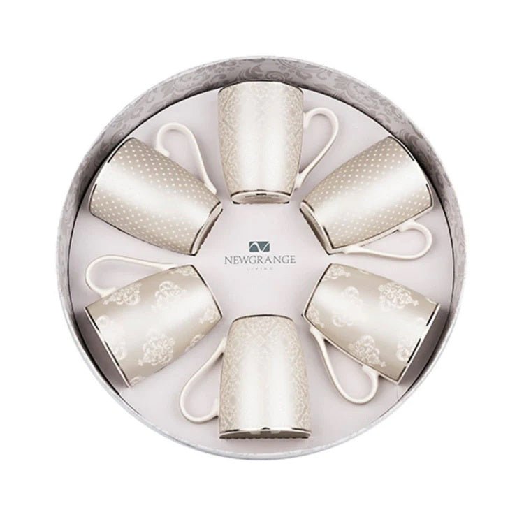 Newgrange Living Karla Bone China Mugs Set of 6 - MUG SETS - Beattys of Loughrea