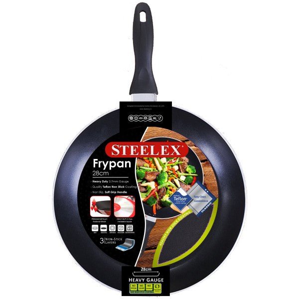 Steelex Non-Stick Frypan 28cm - FRYPAN/WOK/SKILLET - Beattys of Loughrea