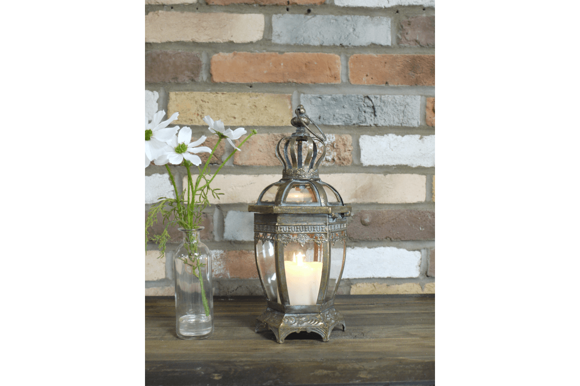 Decorative Lantern 34cm (Candle not incl.) - CANDLE HOLDERS / Lanterns - Beattys of Loughrea