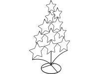 Dsk Metal Xmas Stand 60Cm Black Aae318070 - XMAS ROOM DECORATION LARGE AND LIGHT UP - Beattys of Loughrea