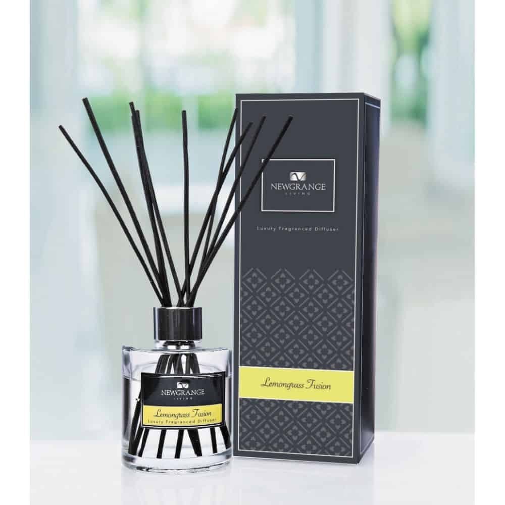 Newgrange Living Lemongrass Fusion Luxury Diffuser 100ml - POT POURRI/AROMATHERAPY/OILS/DIFFUSER - Beattys of Loughrea