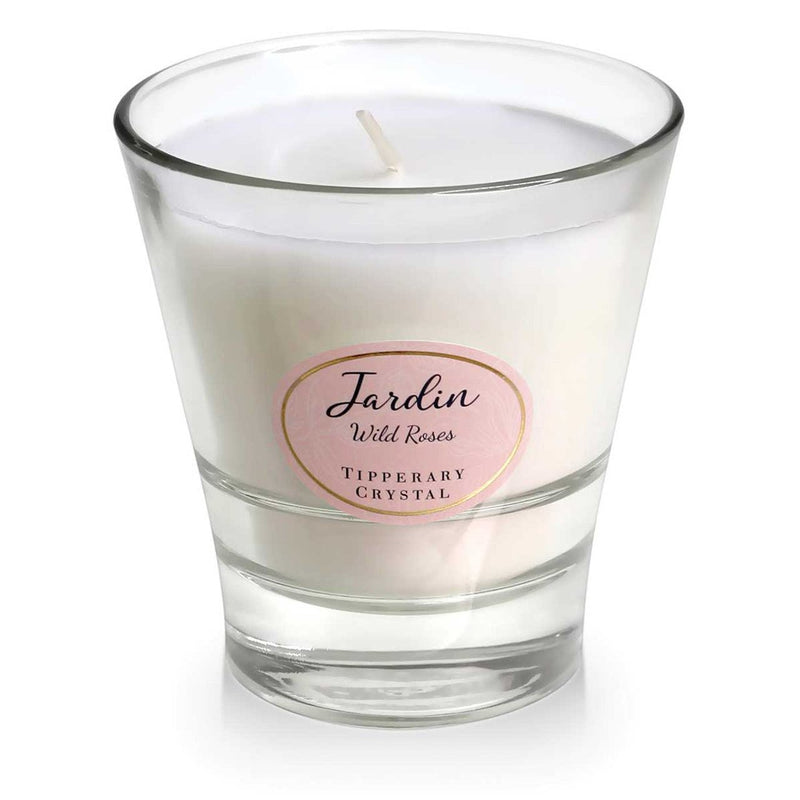 TIPPERARY CRYSTAL Wild Roses Jardin Collection Candle - CANDLES - Beattys of Loughrea