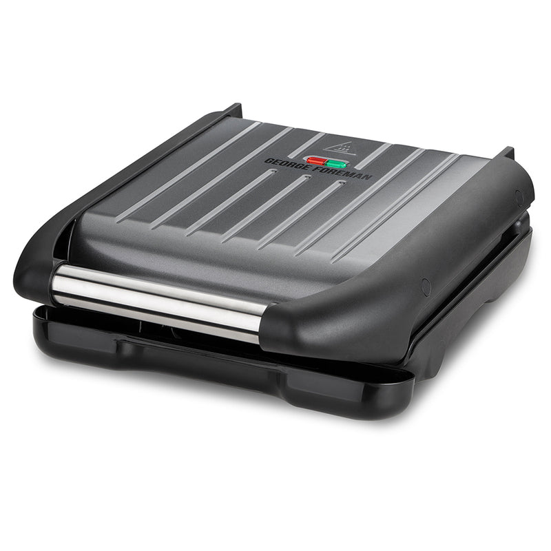 George Foreman Foreman5 Portion Health Grill - Grey | 25041 - HEALTH GRILLS, G FOREMAN - Beattys of Loughrea