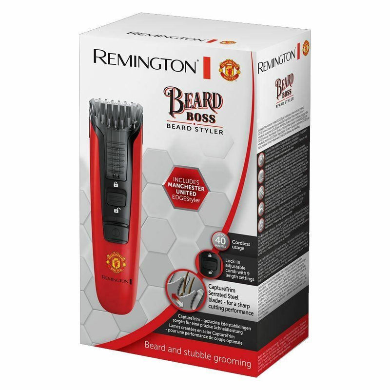 Remington Hair Timmer / Beard Styler - Manchester United Special Edition - RAZORS & NOSE TRIMMERS - Beattys of Loughrea