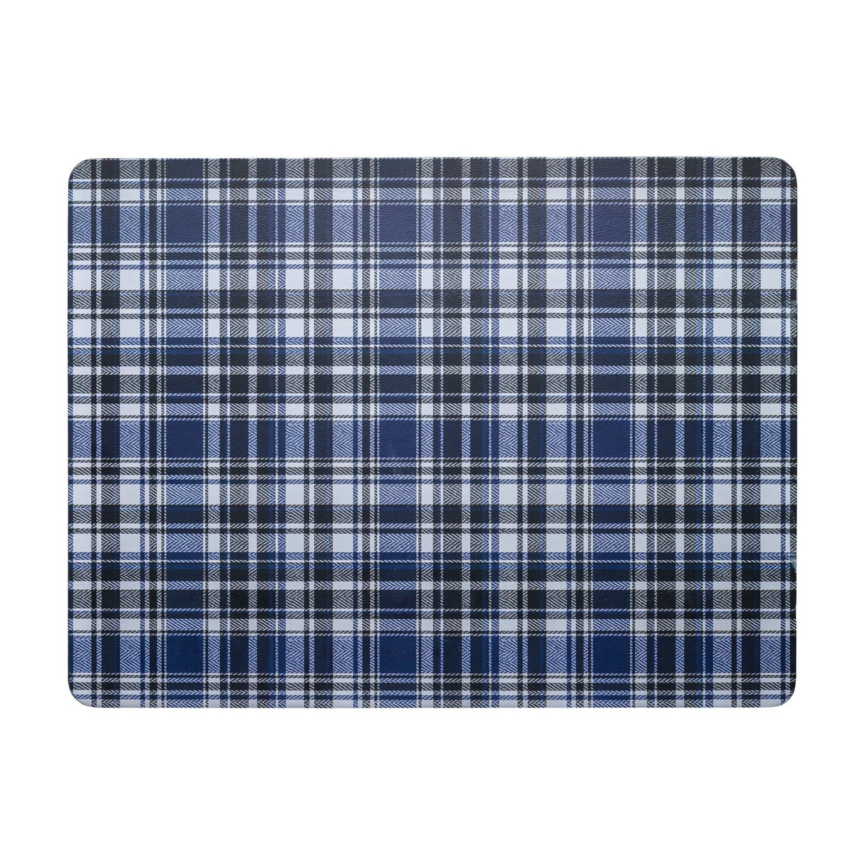 Denby Elements Checks Blue/Black 6Pc Placemats - TABLEMATS/COASTERS - Beattys of Loughrea