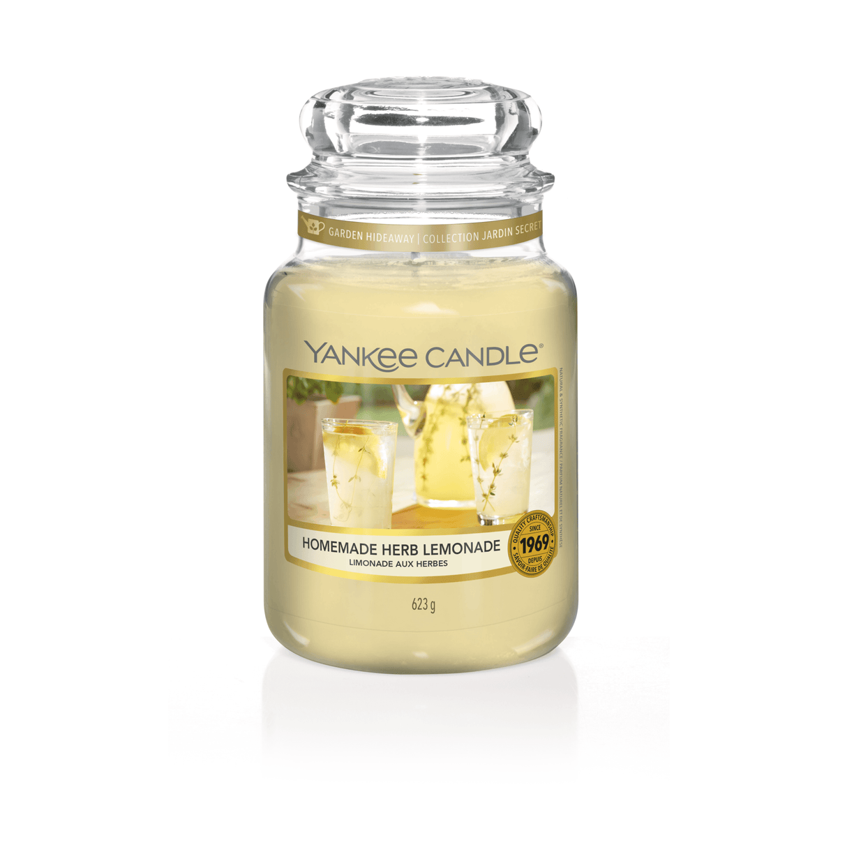 Homemade Herb Lemonade Large Yankee Candle 623g - CANDLES - Beattys of Loughrea