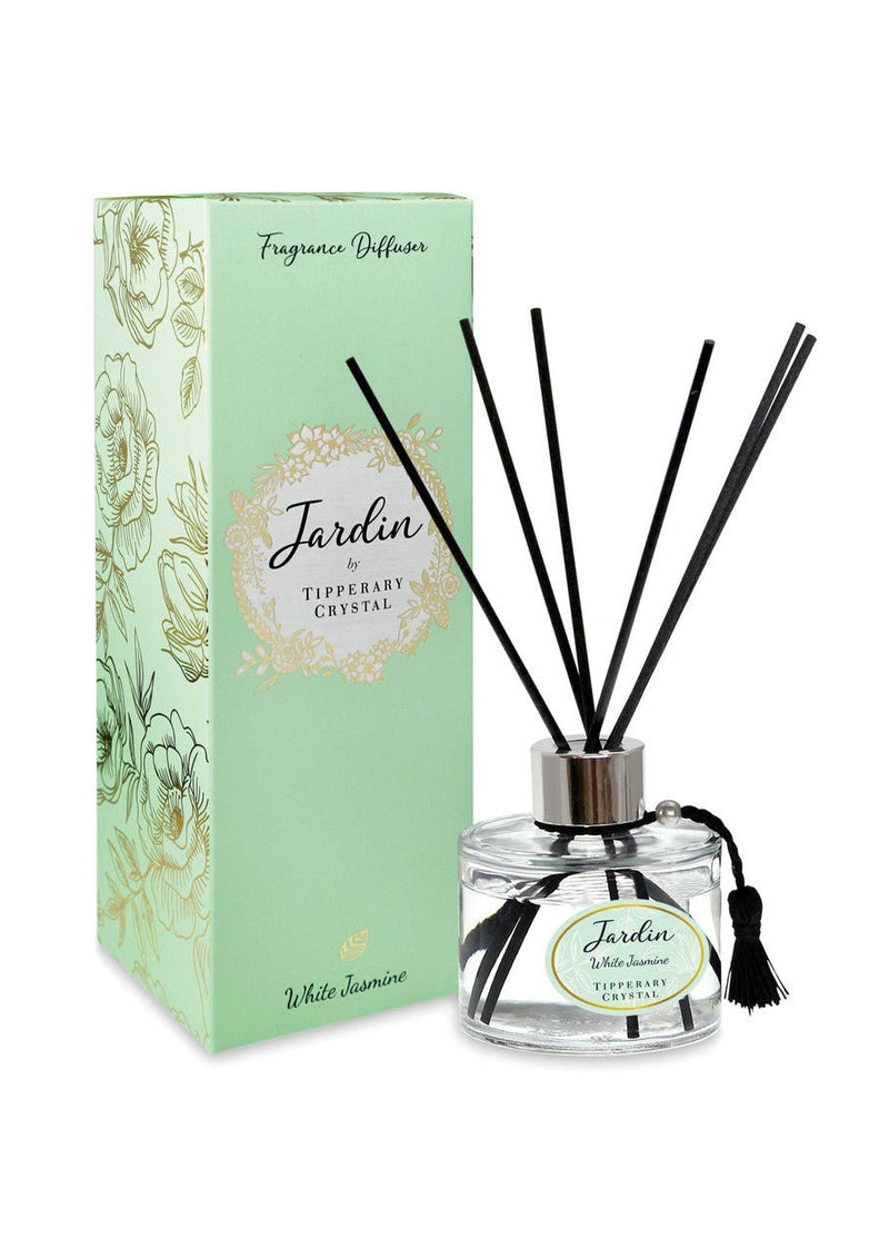 TIPPERARY CRYSTAL White Jasmine Jardin Collection Diffuser - POT POURRI/AROMATHERAPY/OILS/DIFFUSER - Beattys of Loughrea