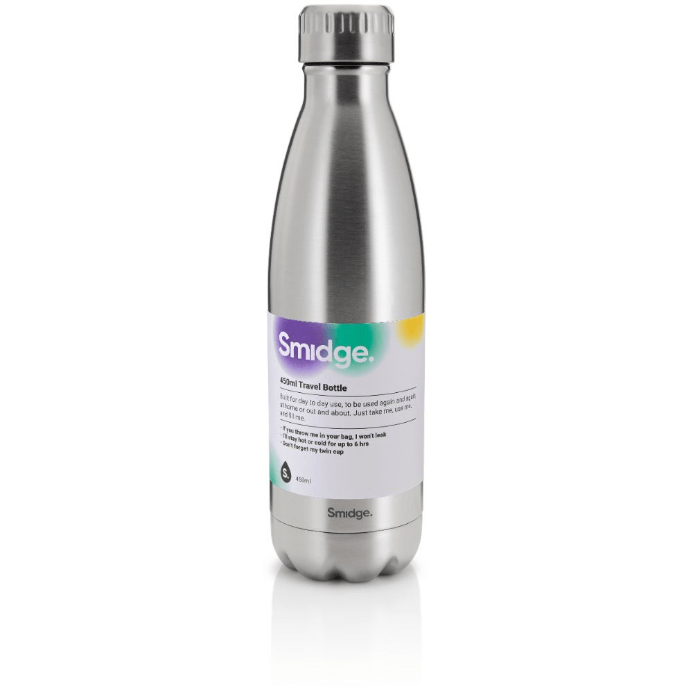 Smidge Bottle, 500ml, Steel - FLASKS - Beattys of Loughrea