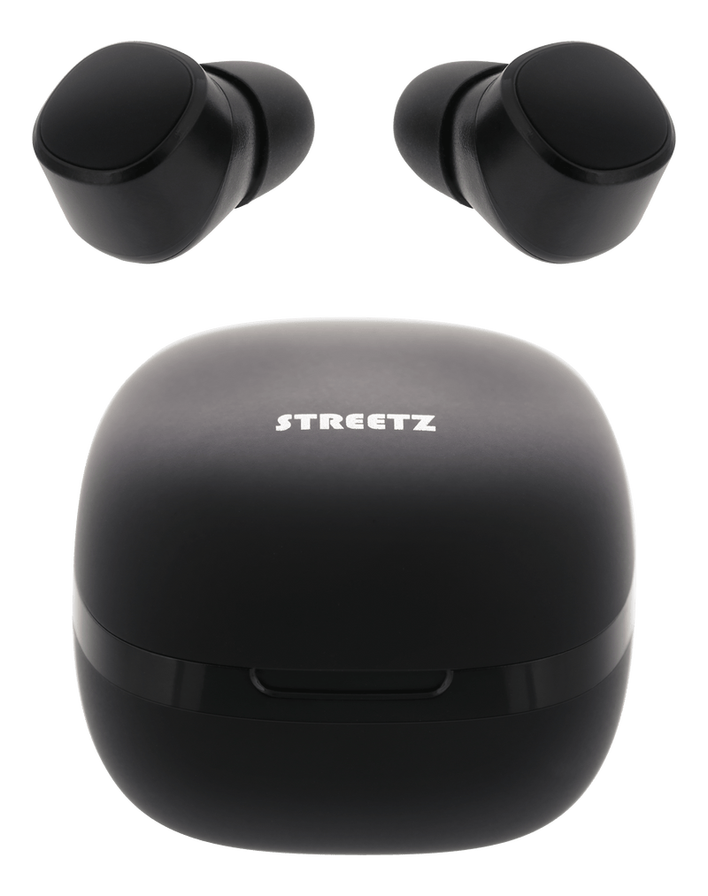 Streetz Black True Wireless Earbuds Tws1108 - HEADPHONES / EARPHONES/ MICROPHONE - Beattys of Loughrea
