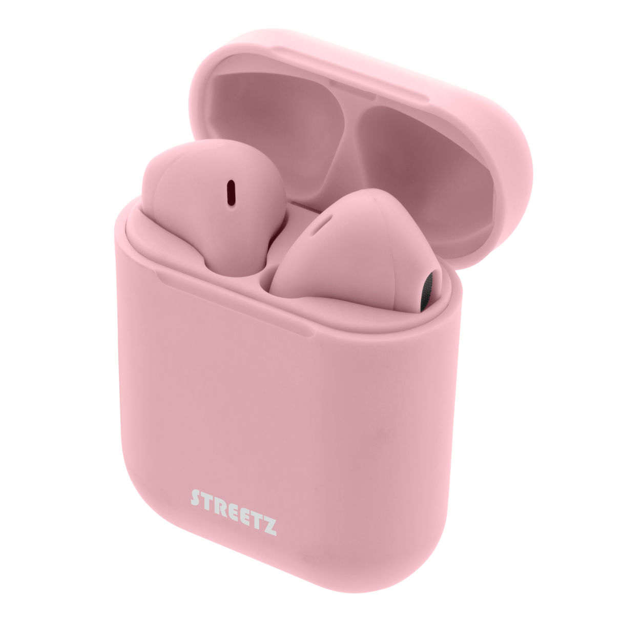 Streetz True Wireless Stereo Earbuds with Charging Case - Pink - HEADPHONES / EARPHONES/ MICROPHONE - Beattys of Loughrea