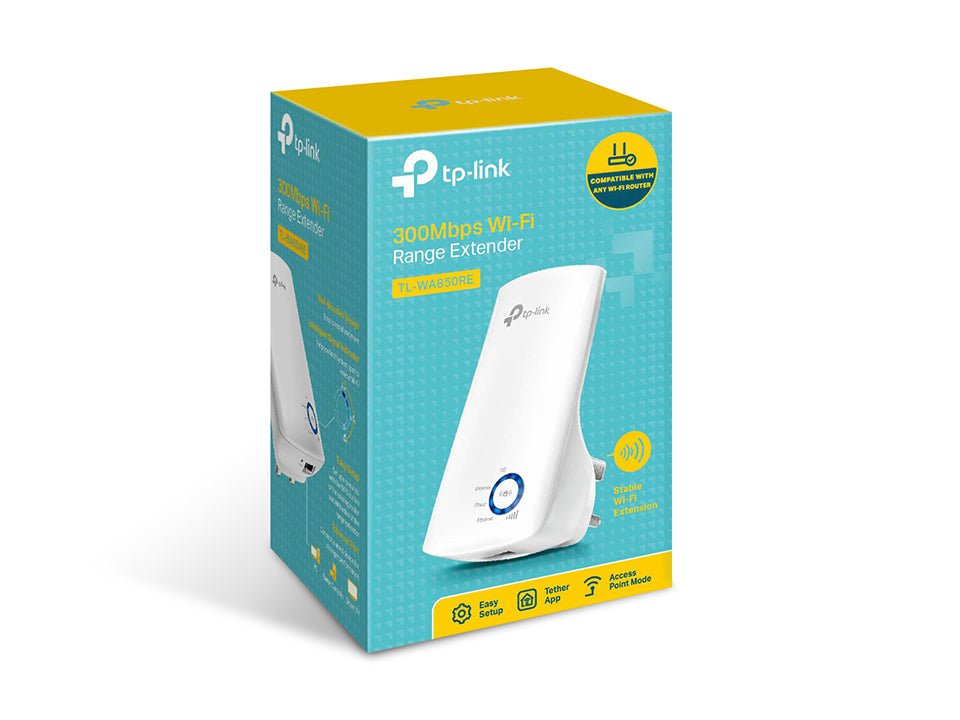 TP-Link TL-WA850RE 300Mbps Wi-Fi Range Extender - ROUTERS/ WIRELESS ADAPTORS - Beattys of Loughrea
