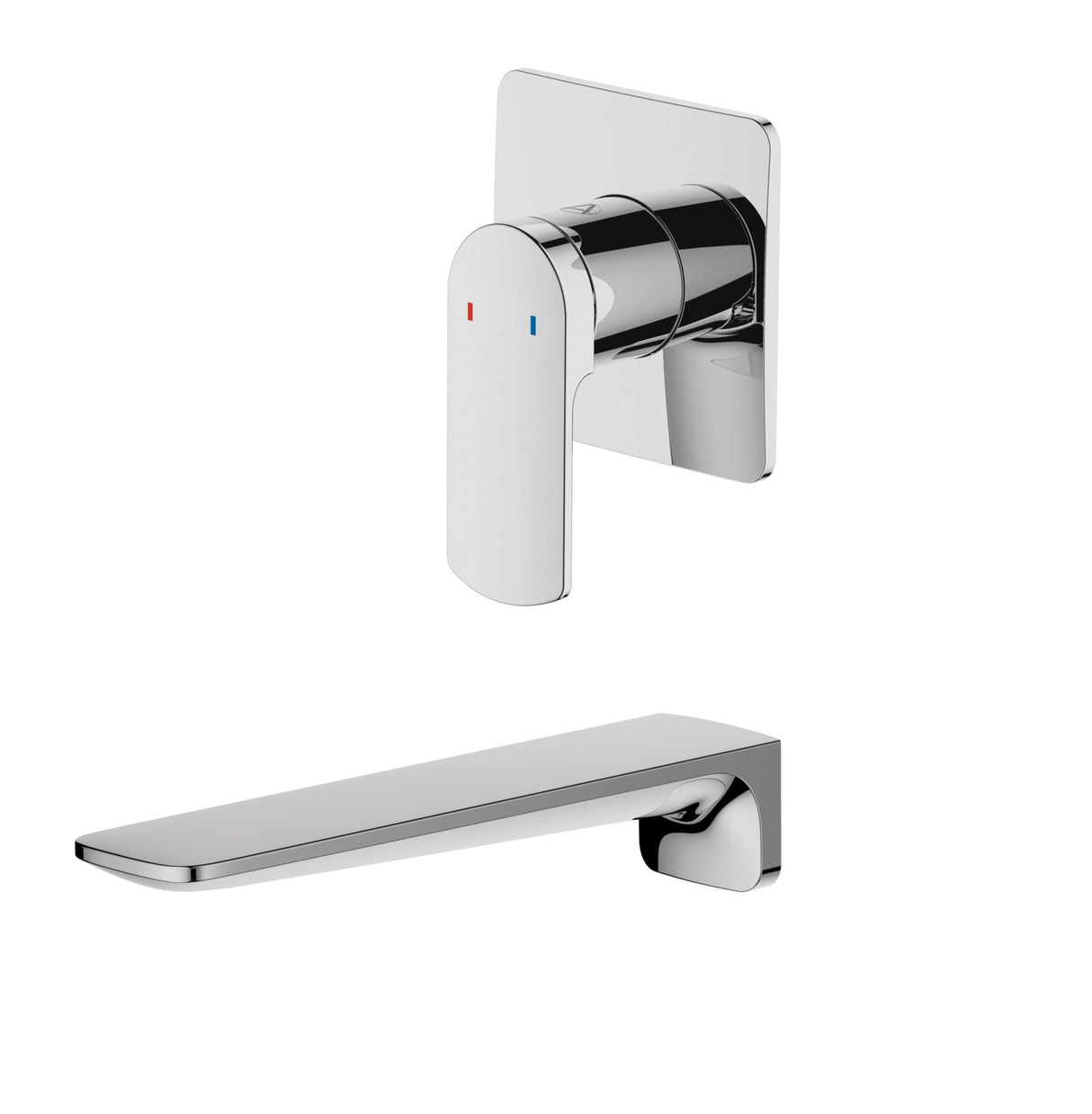 Aqualla Fuse Wall Mounted Bath Filler Chrome - BATH/SHOWER MIXER TAP - Beattys of Loughrea