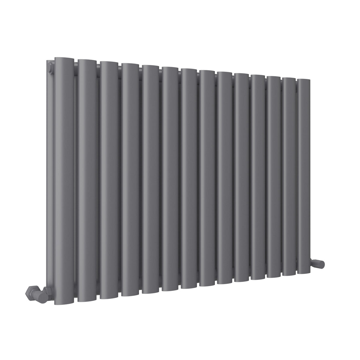 Aqualla Porto Double Panel 600 x 1190 Anthracite - RADIATORS (DC) DOUBLE CONVECTOR - Beattys of Loughrea