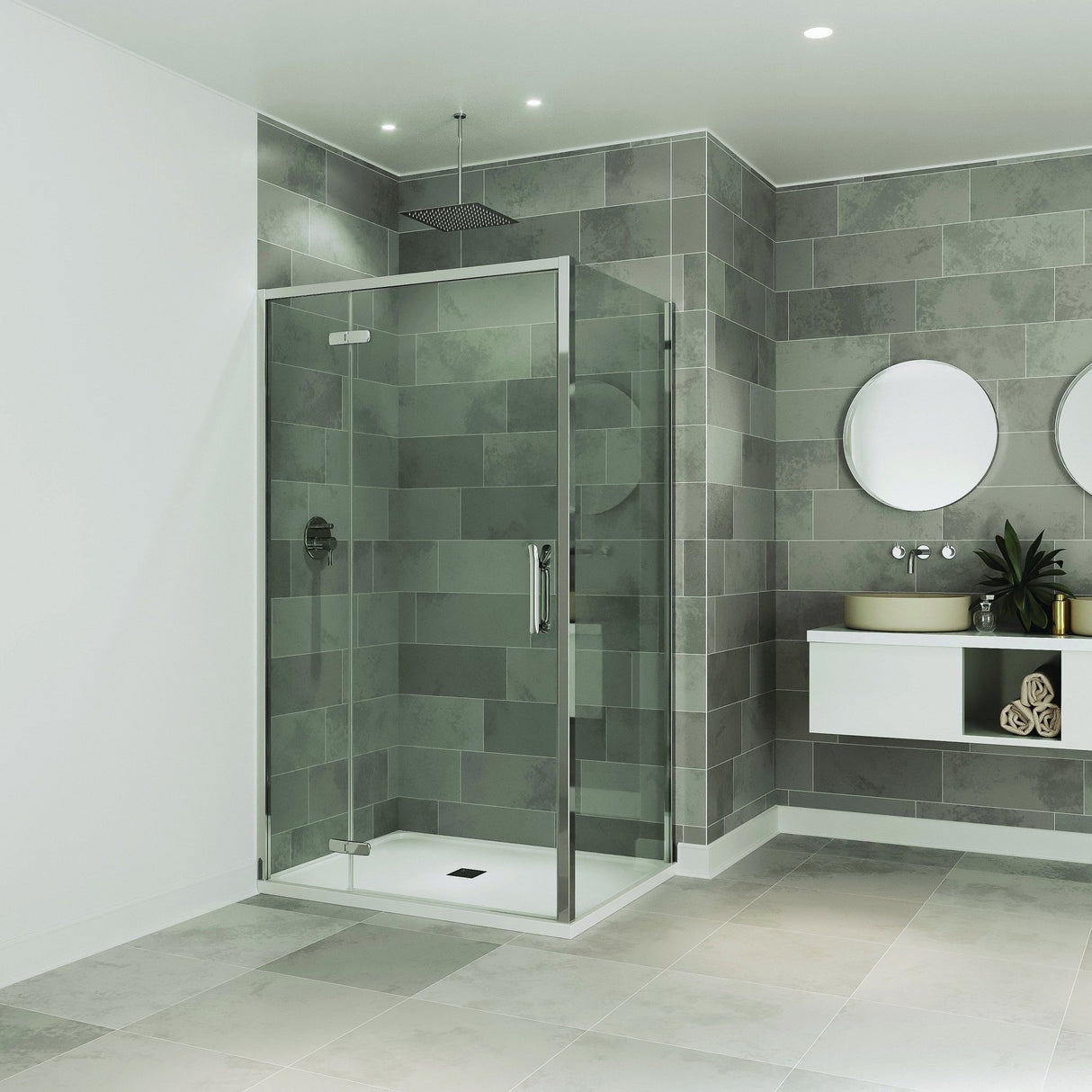 Flair ETO Hinge and Inline Door 1100mm - SHOWER DOORS - Beattys of Loughrea
