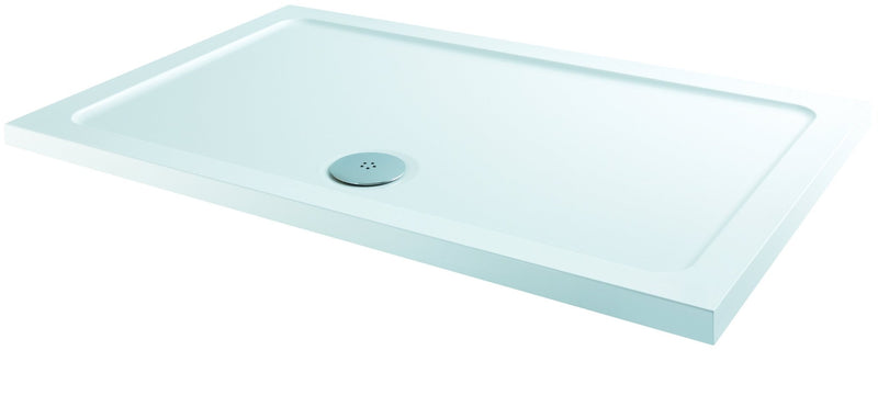 Flair Slimline Rectangle Shower tray 1400mmx800mm - TRAYS/WASTES - Beattys of Loughrea