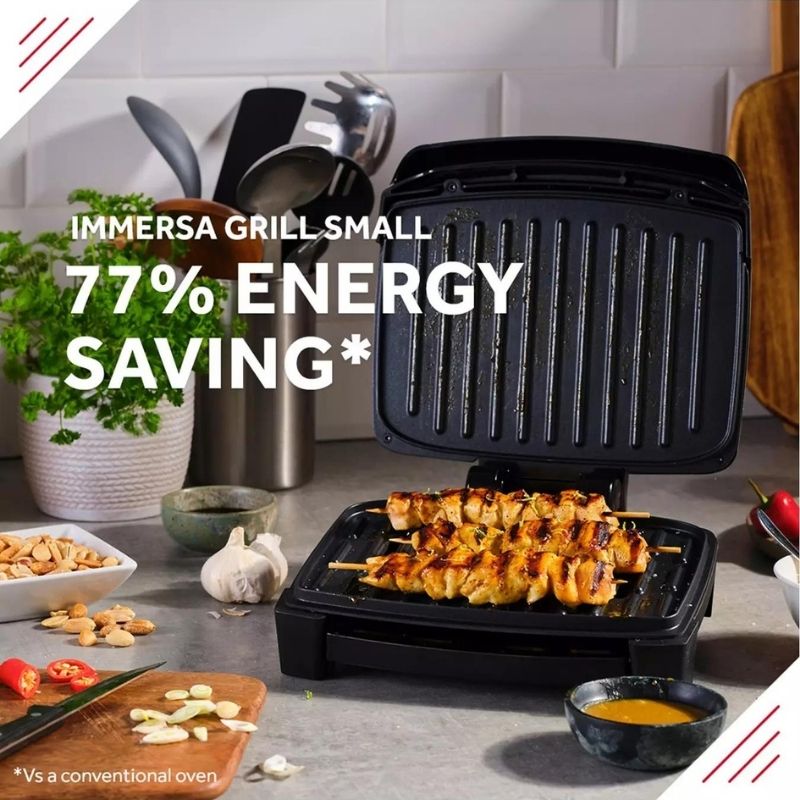 George Foreman Small Immersa Dishwasher Safe Health Grill - HEALTH GRILLS, G FOREMAN - Beattys of Loughrea