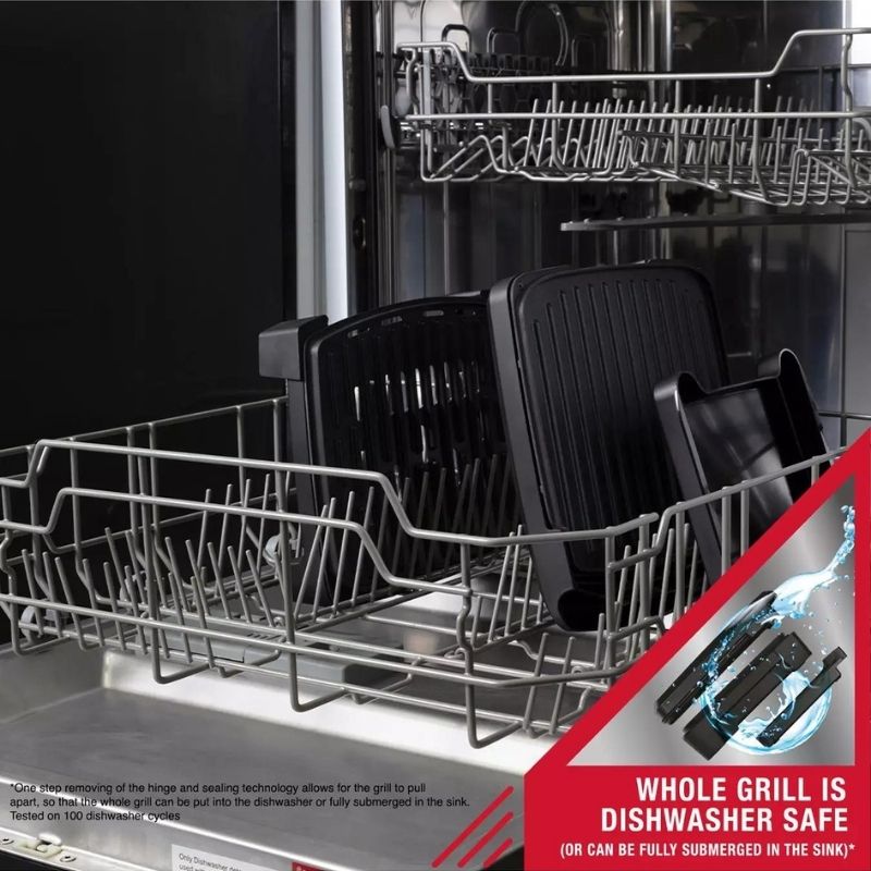 George Foreman Small Immersa Dishwasher Safe Health Grill - HEALTH GRILLS, G FOREMAN - Beattys of Loughrea