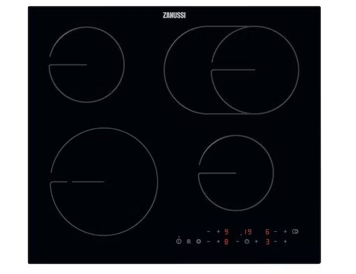 Zanussi 59cm Ceramic Hob | ZHRN643K - HOBS FULL SIZE 4+ RINGS - Beattys of Loughrea