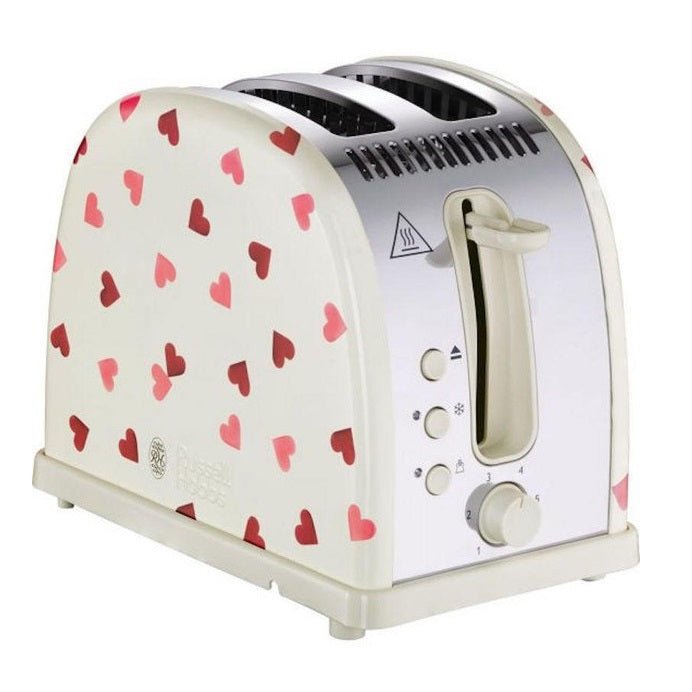 Russel Hobbs- 28340 I Emma Bridgewater 2 Slice Pink Hearts Toaster - TOASTERS - Beattys of Loughrea