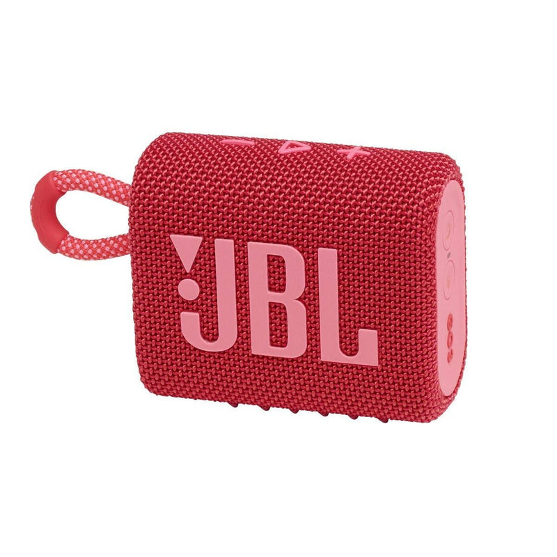 JBL Go 3 Bluetooth Water-proof Speaker Red - SPEAKERS HIFI MP3 PC - Beattys of Loughrea