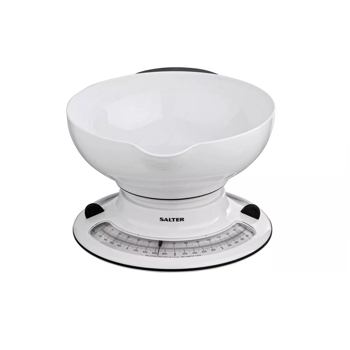 Salter Aquaweigh Mechanical Kitchen Scales White - KITCHEN SCALES - Beattys of Loughrea