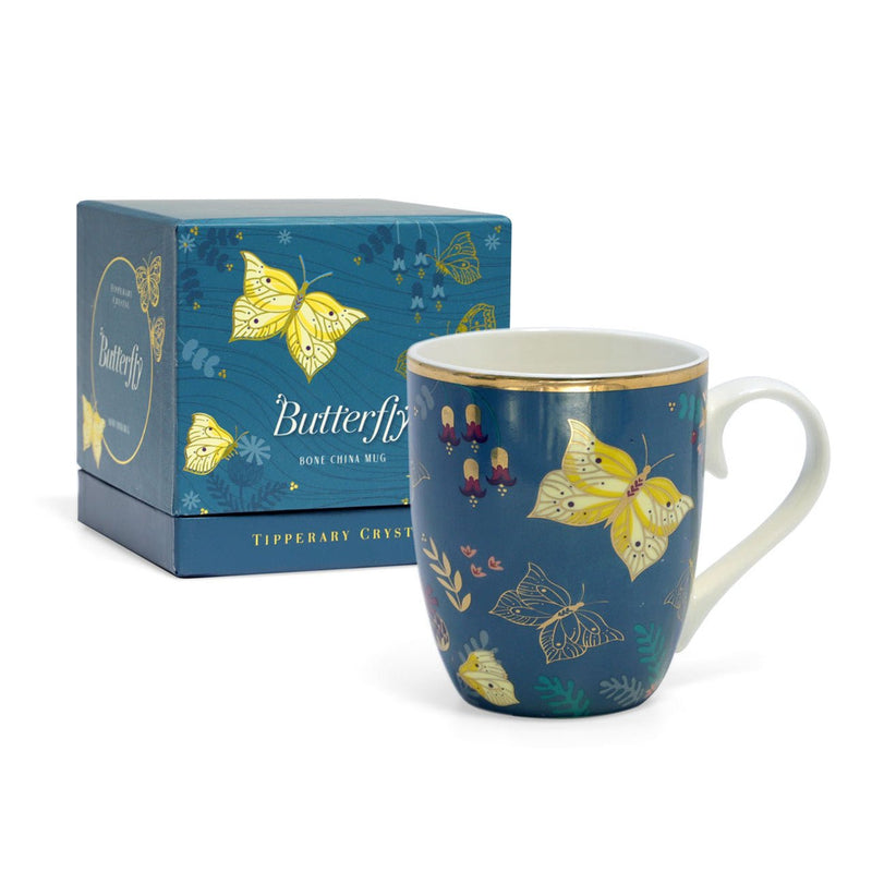 TIPPERARY CRYSTAL Single Butterfly Mug - The Brimstone - MUG SETS - Beattys of Loughrea