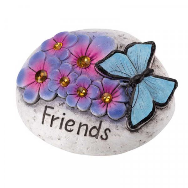 Pixie Pebbles - Home, Trust, Believe, Friends - SOLAR / GARDEN ORNAMENTS - Beattys of Loughrea