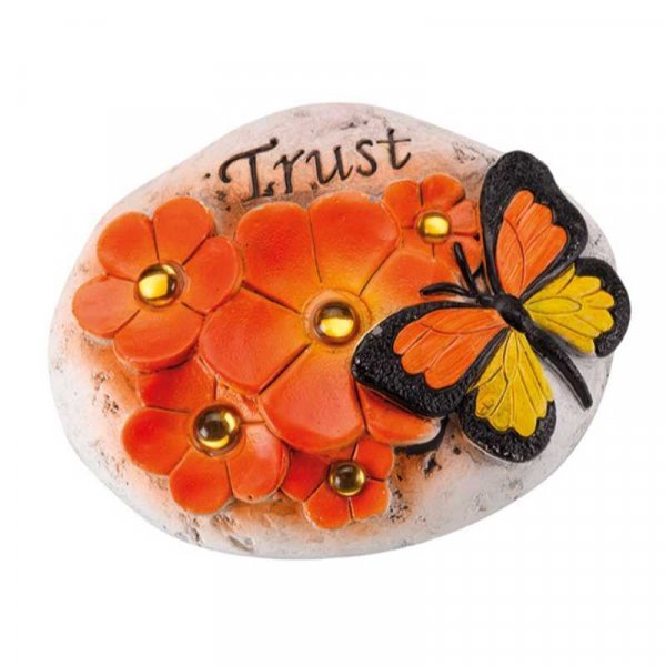 Pixie Pebbles - Home, Trust, Believe, Friends - SOLAR / GARDEN ORNAMENTS - Beattys of Loughrea