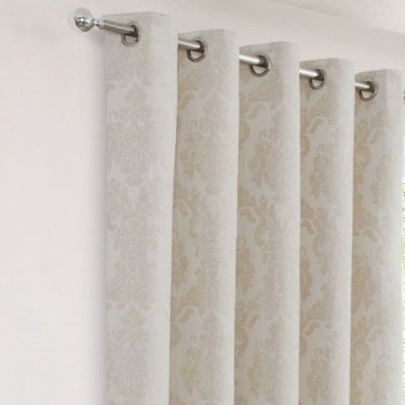 Merrion Frost Eyelet Curtains 90 x 90 - CURTAINS - READY MADE - Beattys of Loughrea