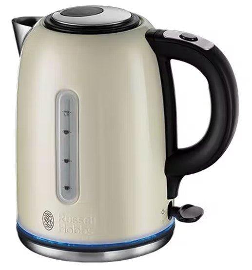 20461 I Russell Hobbs CREAM QUIET BOIL KETTLE - KETTLES - Beattys of Loughrea