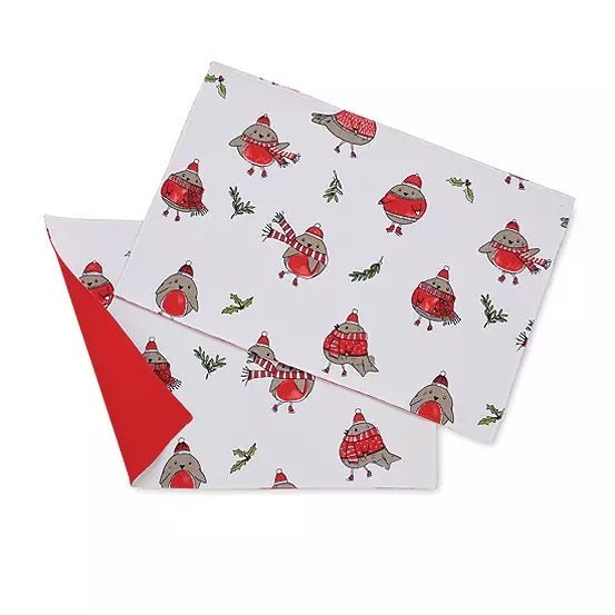 CHRISTMAS ROBINS PLACEMATS - TABLEMATS/COASTERS - Beattys of Loughrea