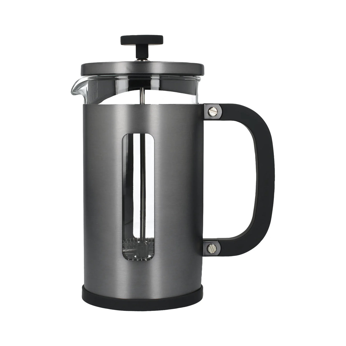 La Cafetiere Pisa 8 Cup Cafetiere Metal Grey - TEA/COFFEE MAKER/BODUM/MILLS - Beattys of Loughrea