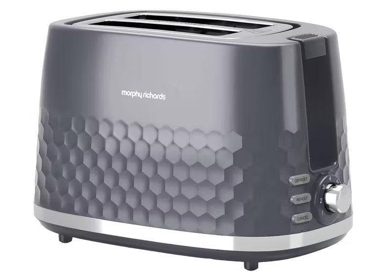 Morphy Richards Hive 2 Slice Toaster - 220033 | Grey - TOASTERS - Beattys of Loughrea