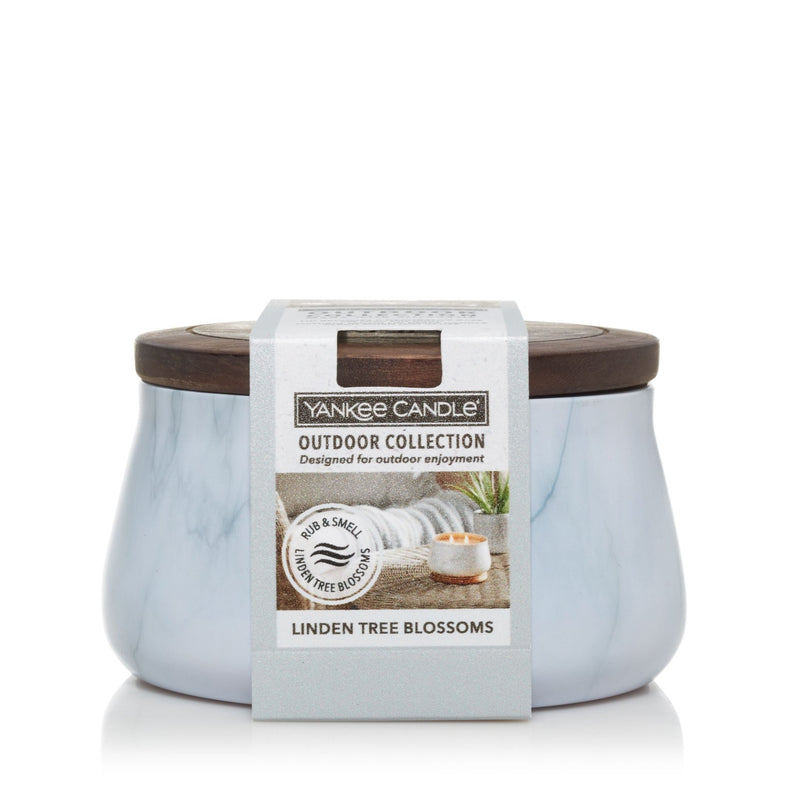 Yankee Candle Outdoor Candle Medium Linden Tree Blossoms - CANDLES - Beattys of Loughrea