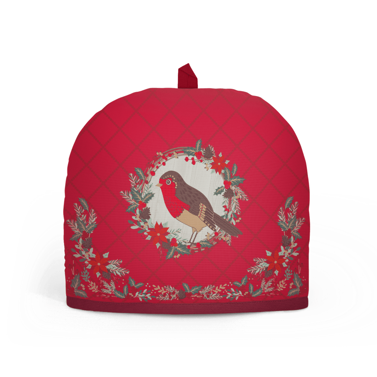 TIPPERARY CRYSTAL Christmas Tea Cosy - Christmas Robin - APRON/GLOVE/TEXTILE - Beattys of Loughrea